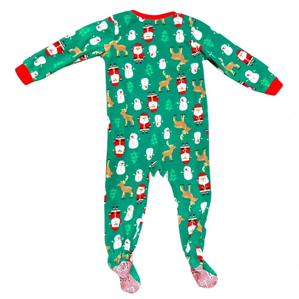 Fleece Christmas Unisex Pajama 🎅🏻⛄️🦌🎄 - Picture 2 of 4